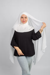 Chiffon Scarf with cap