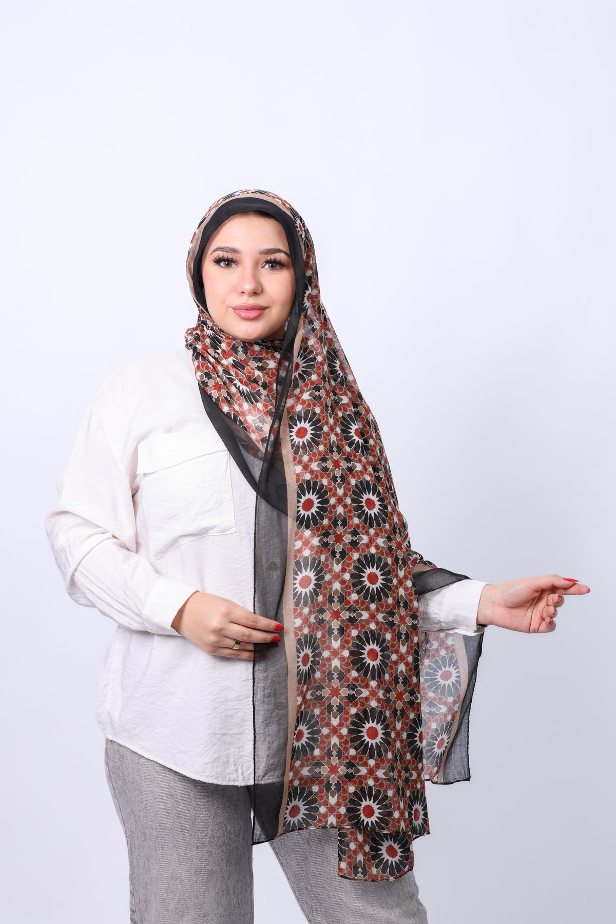 Sunflower Cotton Scarf